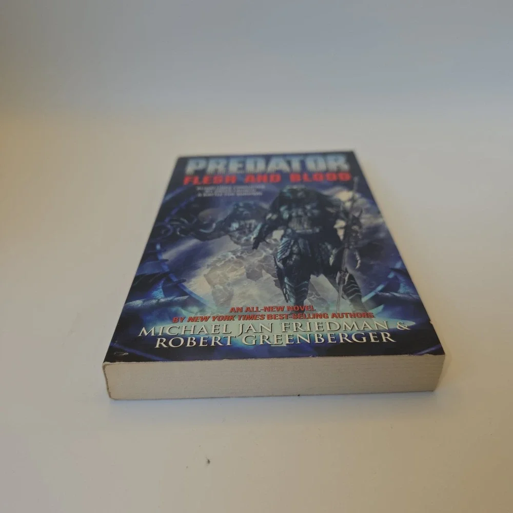 Predator Flesh and Blood Novel Michael Jan Friedman Robert Greenberger 2007 PB‎